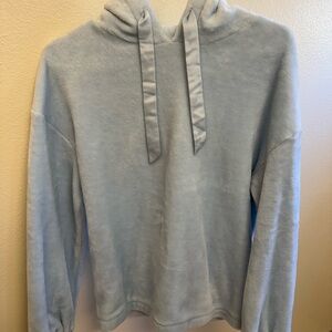 LC Lauren Conrad Soft Blue Faux Hoodie